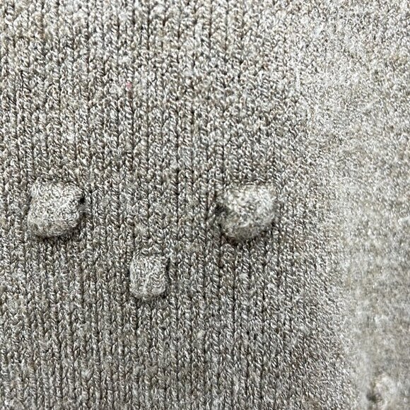 La Fée Maraboutée Pullover Sweater Cowl Neck Short Sleeve Beige Size XS - Picture 8 of 16